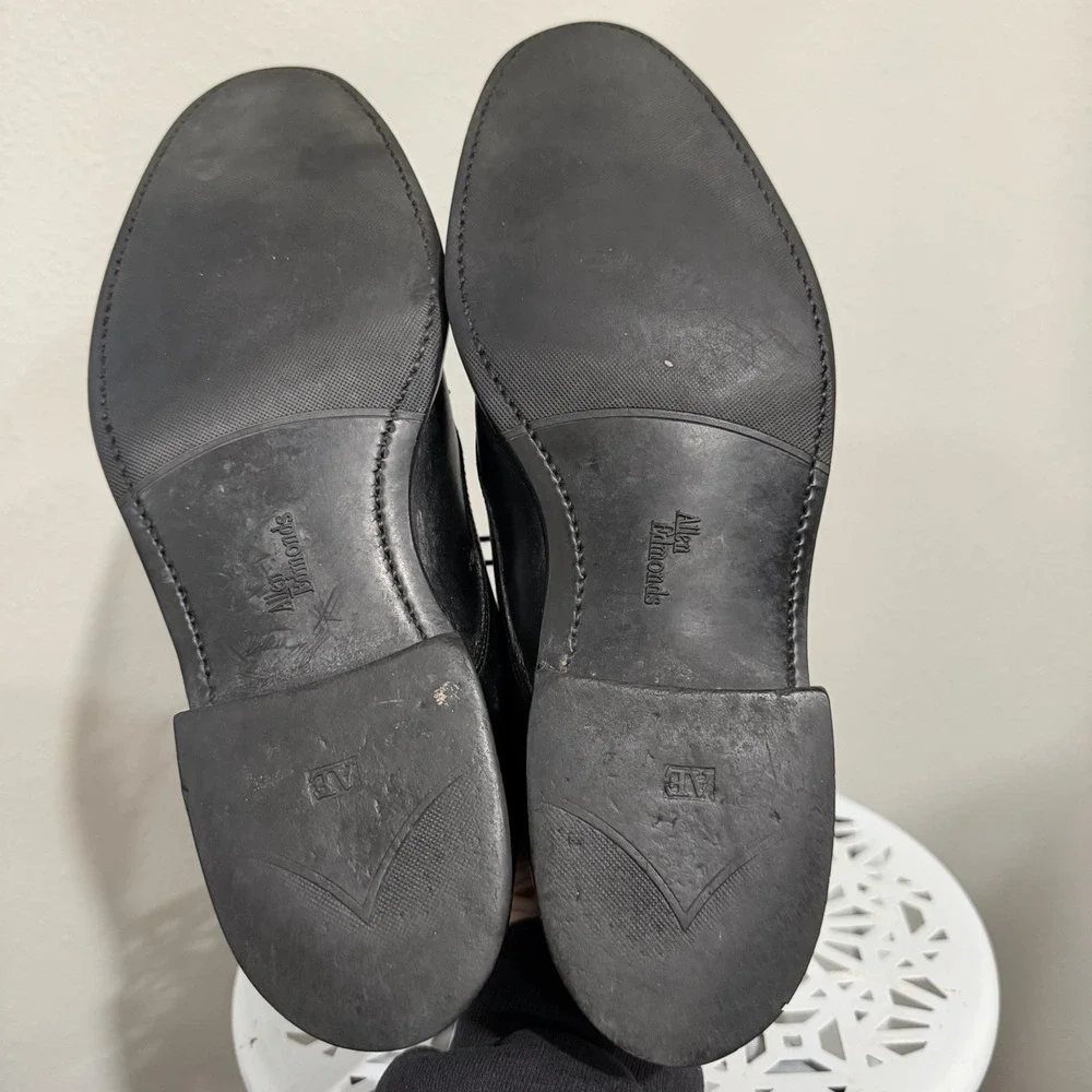 Allen Edmonds Powell Mens Shoes Black 9 B 4402 Made In USA